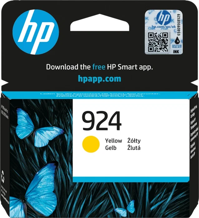 HP Cartucho de Tinta Original 924 Amarillo 4K0U5NE ~400 páginas HP Cartucho de Tinta Original 924 Amarillo 4K0U5NE ~400 páginas