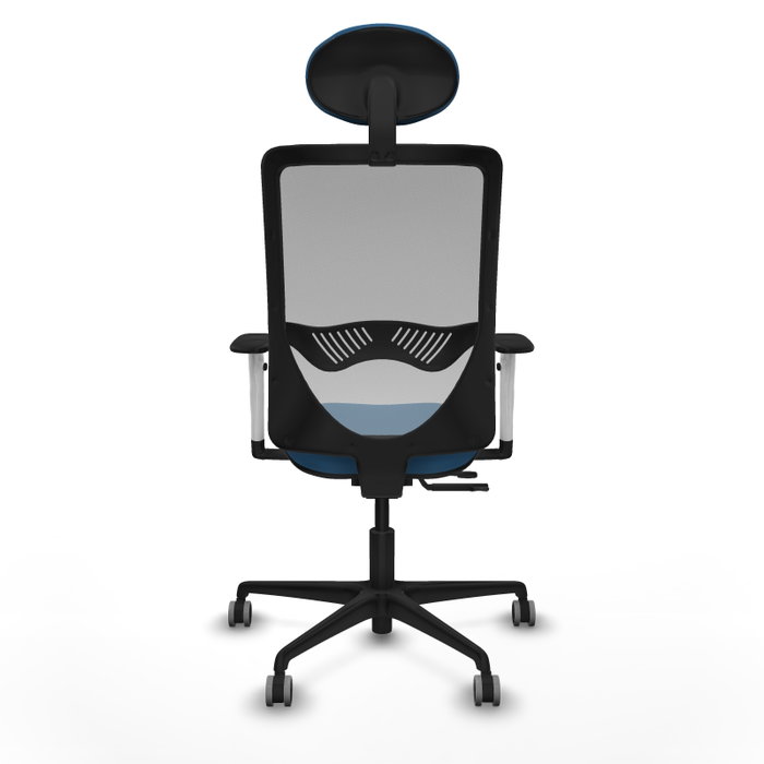 PIQUERAS Y CRESPO Silla de oficina Zulema con mecanismo Sincro/Traslack, Azul claro y Gris PIQUERAS Y CRESPO Silla de oficina Zulema con mecanismo Sincro/Traslack, Azul claro y Gris