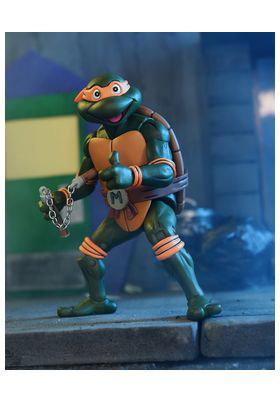 Ultimate Michelangelo Vhs Scale Action Fig. 18 cm Teenage Mutant Ninja Turtles Cartoon