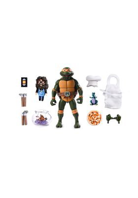 Ultimate Michelangelo Vhs Scale Action Fig. 18 cm Teenage Mutant Ninja Turtles Cartoon