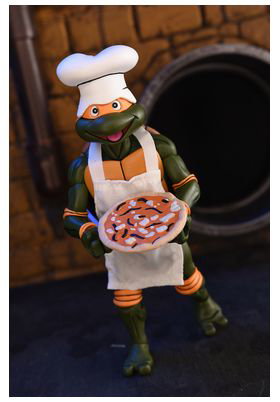 Ultimate Michelangelo Vhs Scale Action Fig. 18 cm Teenage Mutant Ninja Turtles Cartoon