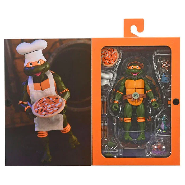 NECA Ultimate Michelangelo VHS Scale Action Figure 18 cm Teenage Mutant Ninja Turtles NECA Ultimate Michelangelo VHS Scale Action Figure 18 cm Teenage Mutant Ninja Turtles