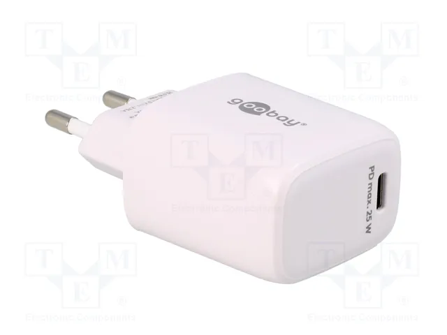 GOOBAY Cargador de red 25W USB-C Power Delivery