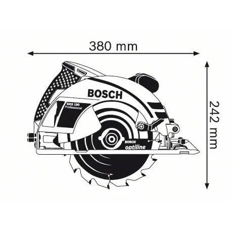 Bosch Professional GKS 190 Sierra Circular - 1400 W