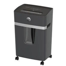 HP Pro Shredder 15CC - Triturador de papel de corte en partículas (15 hojas, 4 mm), 20L, 55 dB, color blanco
