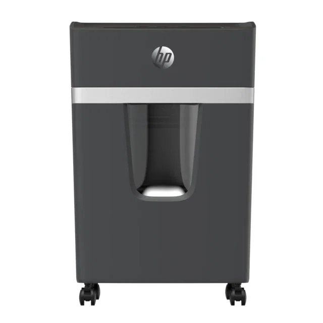 HP Pro Shredder 15CC - Triturador de papel de corte en partículas (15 hojas, 4 mm), 20L, 55 dB, color blanco HP Pro Shredder 15CC - Triturador de papel de corte en partículas (15 hojas, 4 mm), 20L, 55 dB, color blanco