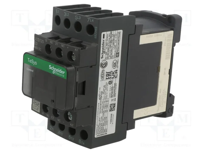 SCHNEIDER ELECTRIC LC1DT25ED TeSys D 4-polar 48VDC SCHNEIDER ELECTRIC LC1DT25ED TeSys D 4-polar 48VDC