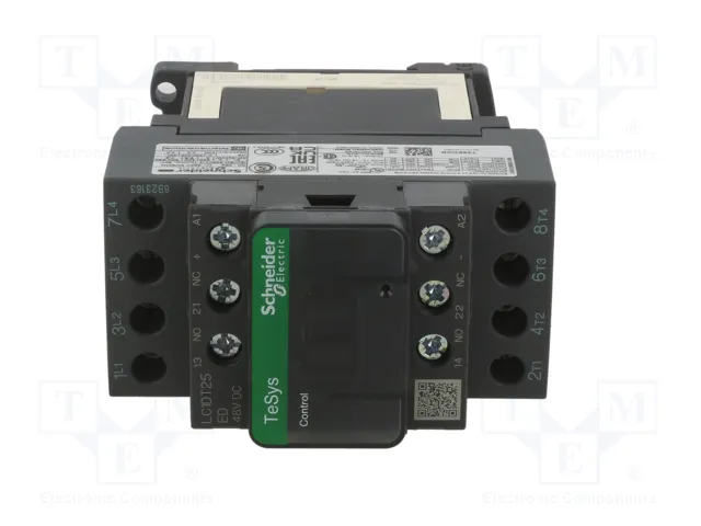 SCHNEIDER ELECTRIC LC1DT25ED TeSys D 4-polar 48VDC SCHNEIDER ELECTRIC LC1DT25ED TeSys D 4-polar 48VDC