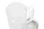 DKD Home Decor Mug Basicos Transparente Borosilicato Silicona con Pajita 9.3 x 23 x 13 cm