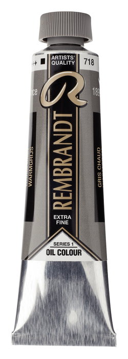 Rembrandt Pintura al Óleo Gris Cálido 718 de 40 ml Rembrandt Pintura al Óleo Gris Cálido 718 de 40 ml
