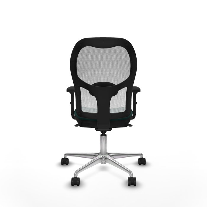 PIQUERAS Y CRESPO Silla de oficina Jorquera con mecanismo Sincro, Verde botella y Blanco PIQUERAS Y CRESPO Silla de oficina Jorquera con mecanismo Sincro, Verde botella y Blanco