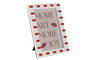 DKD Home Decor Marco de Fotos 10x15 de Resina Blanco y Rojo Colección LABIOS