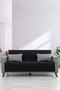 L'essentiel linge de maison Funda de Sofá 200, Negro, 70% Algodón / 30% Poliéster, 200 x 200 cm