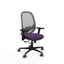 PIQUERAS Y CRESPO Silla de oficina Cilanco con mecanismo Sincro/Traslack Morado y Gris