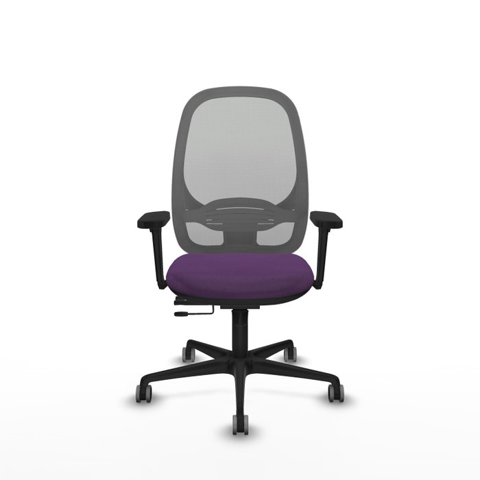 PIQUERAS Y CRESPO Silla de oficina Cilanco con mecanismo Sincro/Traslack Morado y Gris
