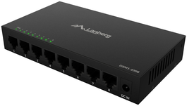 Lanberg DSM1-1008 Switch No administrado 8 Puertos Gigabit Ethernet Negro