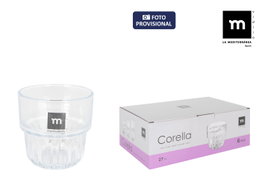 La Mediterranea Set de 6 Vasos Corella 270ml