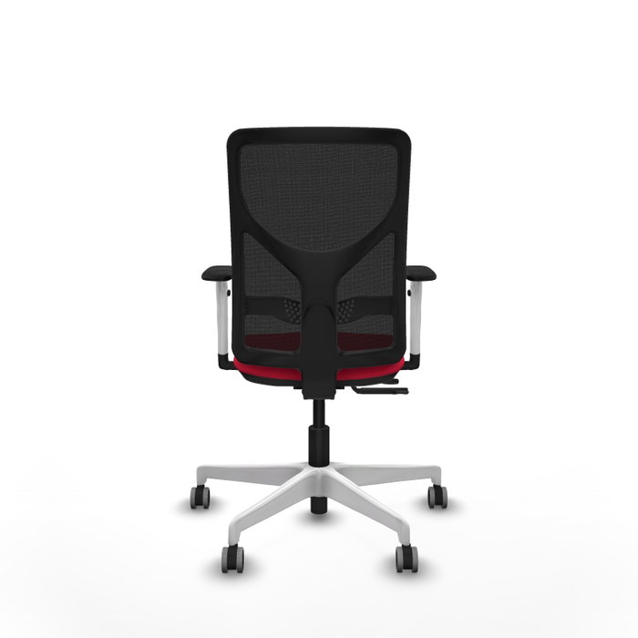 PIQUERAS Y CRESPO Silla de oficina Motilla con mecanismo Sincro/Traslack Rojo