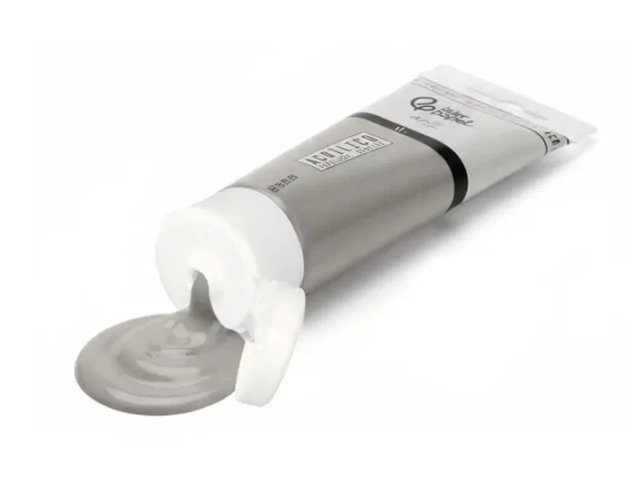 Liderpapel Pintura acrílica tubo de plástico 60 ml Gris