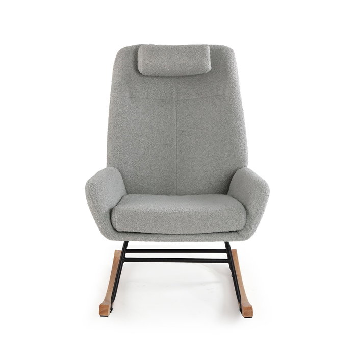 Versa Mecedora con Almohada Gris 94 cm x 94 cm x 65 cm