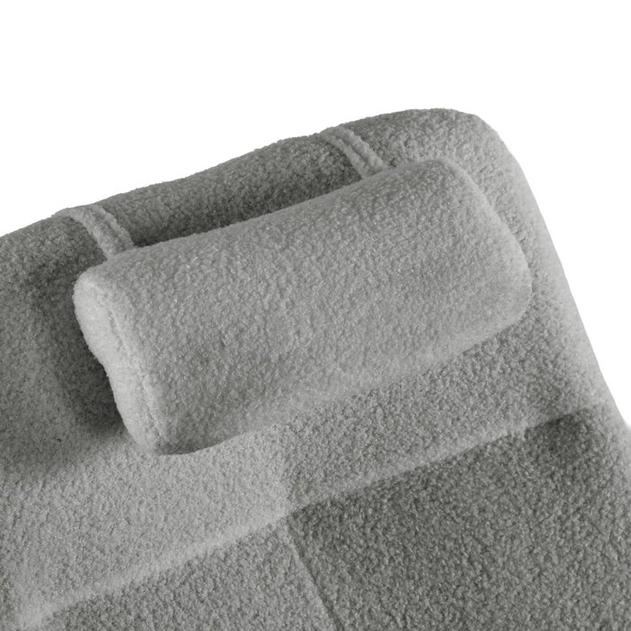 Versa Mecedora con Almohada Gris 94 cm x 94 cm x 65 cm