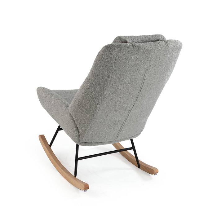 Versa Mecedora con Almohada Gris 94 cm x 94 cm x 65 cm
