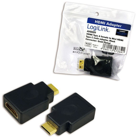 LogiLink Adaptador HDMI a mini HDMI Bu/St LogiLink Adaptador HDMI a mini HDMI Bu/St