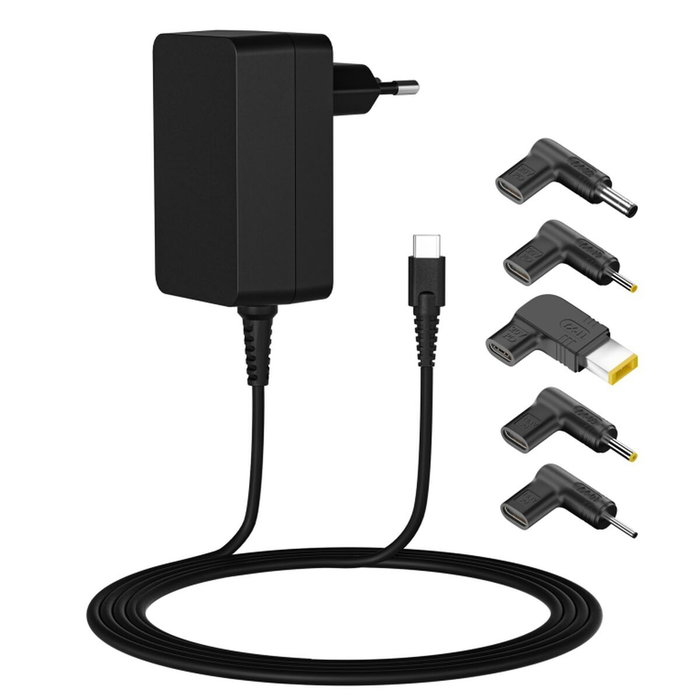 Leotec Cargador Universal USB-C 45W Negro