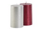 DKD Home Decor Vela Navidad Tradicional Rojo Plateado 8 x 14 x 8 cm (6 Unidades)