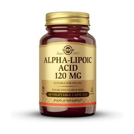 Solgar Ácido Alfa Lipoico 120 mg 60 cápsulas vegetales