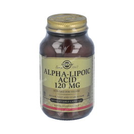 SOLGAR Ácido Alfa Lipoico 120 mg 60 Cápsulas Vegetales