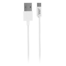 TNB WAY - Cable de carga y sincronización USB/USB-C de 1 m - Blanco
