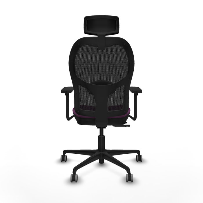 PIQUERAS Y CRESPO Silla de oficina Jorquera Morado/Negro con mecanismo Sincro/Traslack, Brazos 3D y Cabecero 2D PIQUERAS Y CRESPO Silla de oficina Jorquera Morado/Negro con mecanismo Sincro/Traslack, Brazos 3D y Cabecero 2D