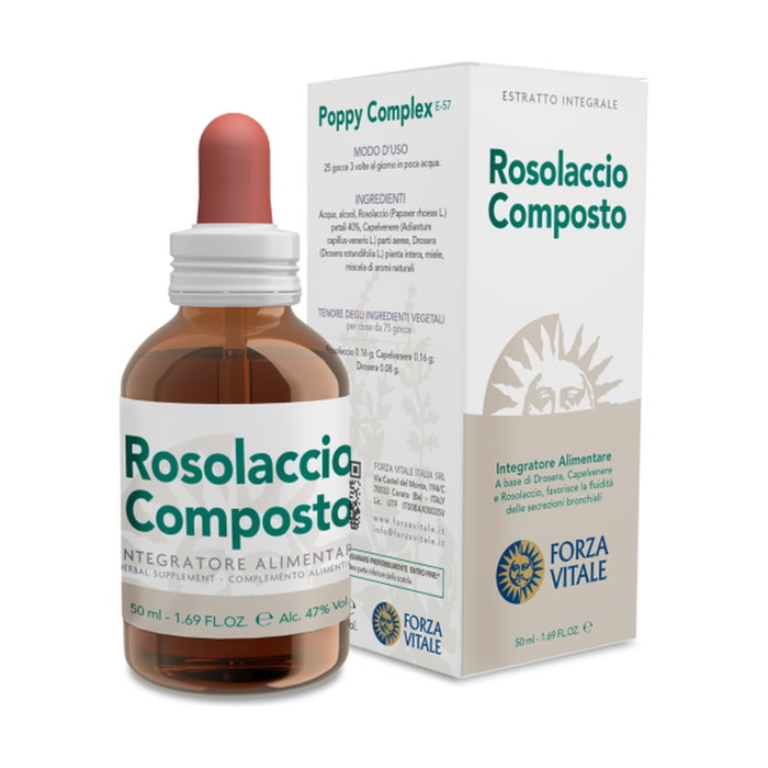 Forza Vitale Rosolaccio Composto Extracto 50 ml Forza Vitale Rosolaccio Composto Extracto 50 ml