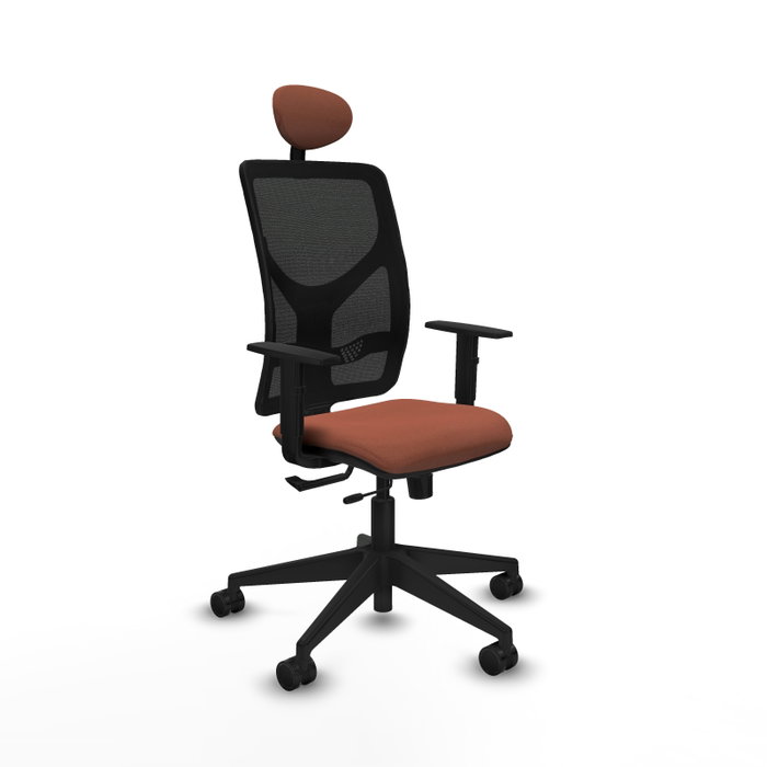 PIQUERAS Y CRESPO Silla de oficina Motilla Sincro/Traslack Marrón y Negro PIQUERAS Y CRESPO Silla de oficina Motilla Sincro/Traslack Marrón y Negro