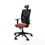 PIQUERAS Y CRESPO Silla de oficina Motilla Sincro/Traslack Marrón y Negro