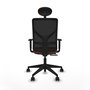 PIQUERAS Y CRESPO Silla de oficina Motilla Sincro/Traslack Marrón y Negro