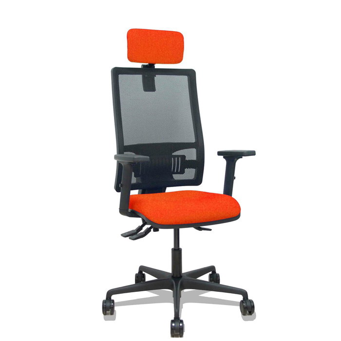 PIQUERAS Y CRESPO Silla Bormate Asincro Naranja Oscuro y Negro