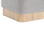 DKD Home Decor Reposapiés Borreguito Gris