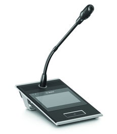BOSCH PRA-CSLD Estación Llamada LCD Sobremesa Puesto de Llamada Táctil con Micrófono de Cuello de Cisne PoE