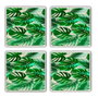 Hermia TBA7436502735776 Alfombrilla de Cristal de Piedra Natural (4 Piezas) 10x10x1 cm