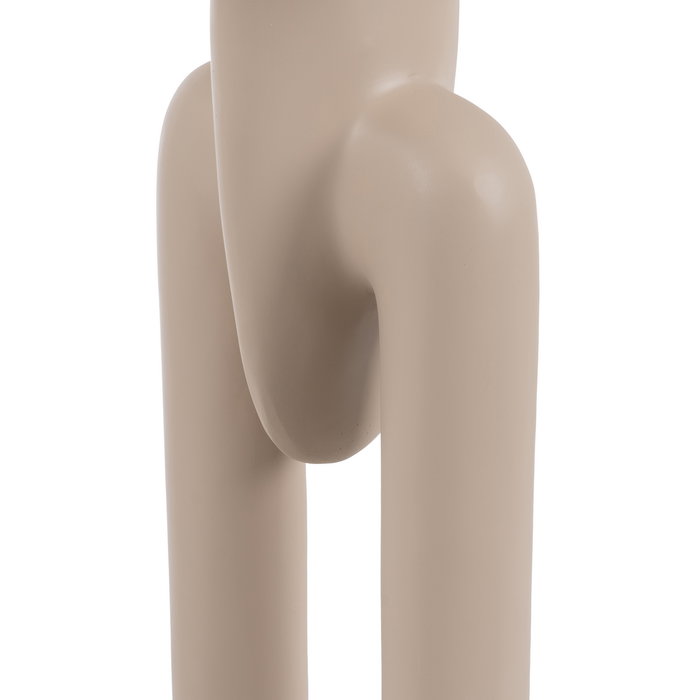 Lámpara Suelo Beige Resina Iluminación 35 X 35 X 142 cm Lámpara Suelo Beige Resina Iluminación 35 X 35 X 142 cm