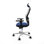 PIQUERAS Y CRESPO Silla de oficina Jorquera Azul marino y Blanco