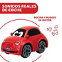 Chicco Coche Radio Control Fiat 500 Rojo con Sonidos Reales 14x13,5x21 cm