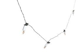 DKD Home Decor Guirnalda Navidad Tradicional 10 Velas LED Blanco 3.3 x 10 x 3.3 cm