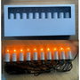 DKD Home Decor Guirnalda LED con 10 Velas Blancas C7
