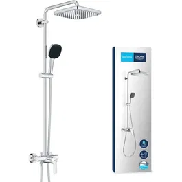 Grohe 26985001 Columna de Ducha Monomando Vitalio Comfort 250 con Ahorro de Agua - Cromo
