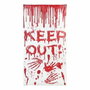 Póster Decorativo Halloween KEEP OUT Sangriento 76x152 cm