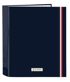 Carpeta de anillas El Ganso Eclipse Azul marino A4 27 x 33 x 6 cm
