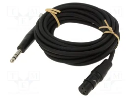 GOOBAY Cable Jack 6,35mm 3pin a XLR hembra 3pin, 5m